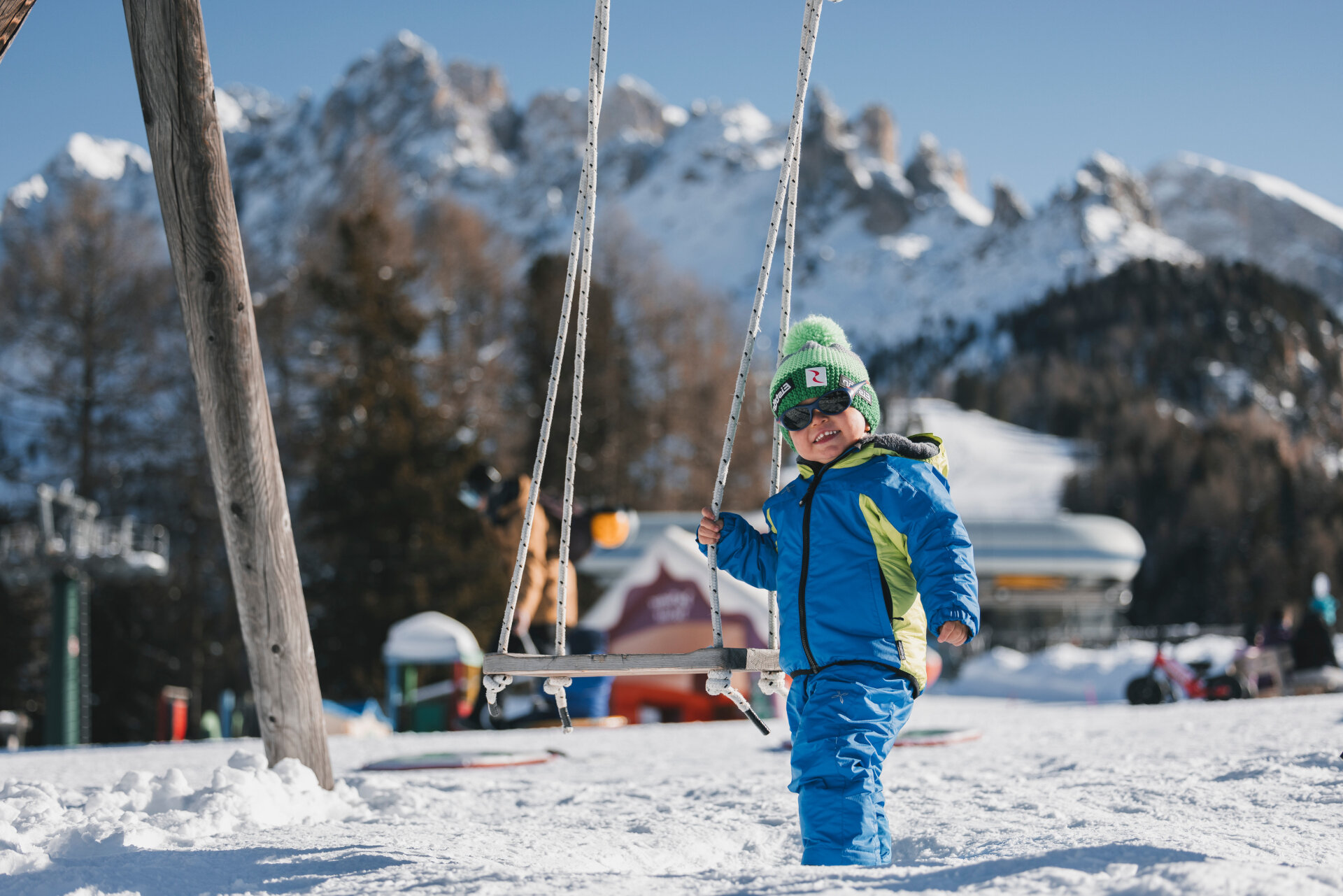 Bambino sulla neve | © Federico Modica  - Archivio Immagini ApT Val di Fassa