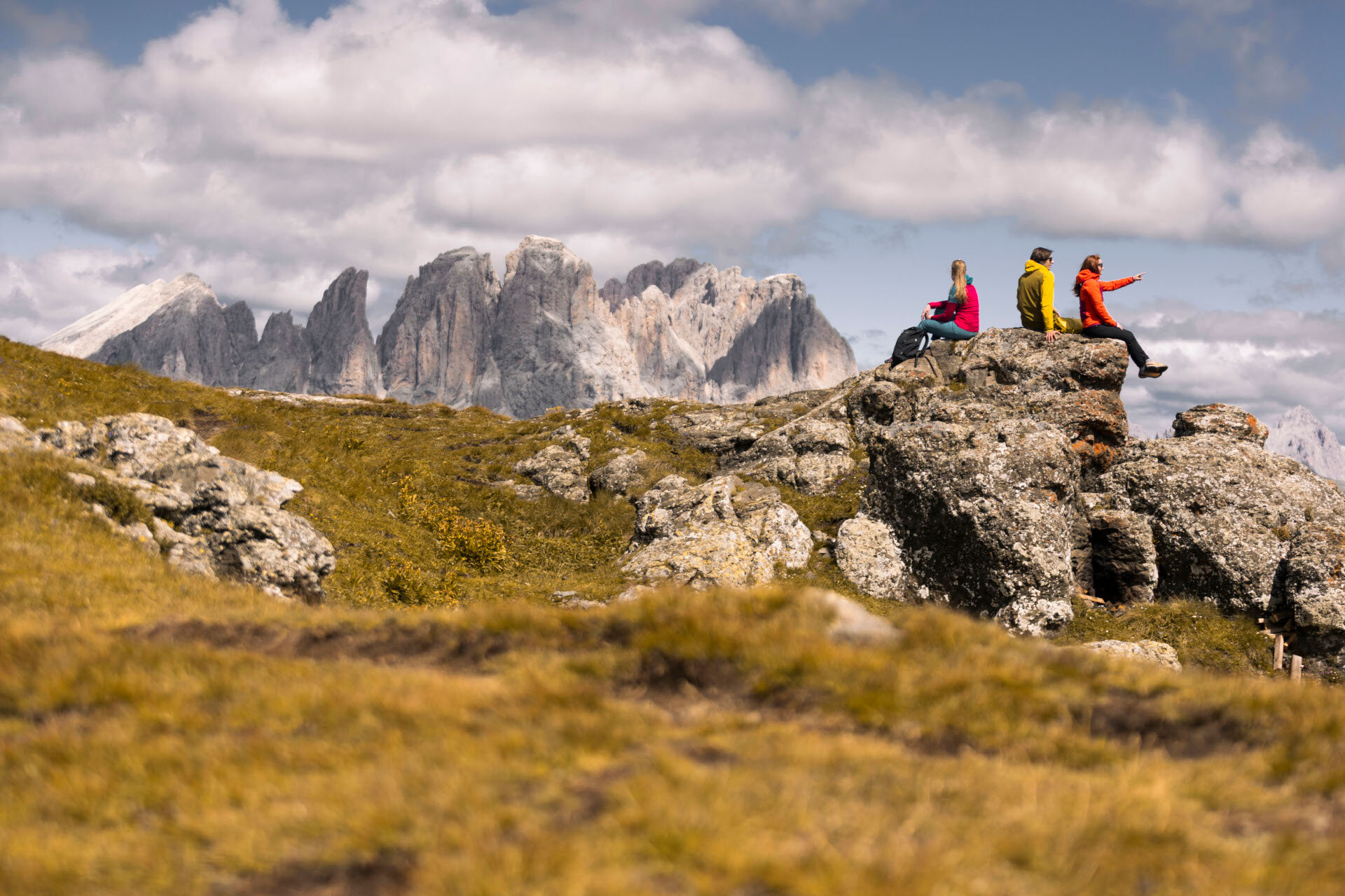 Trekking autunnale in Dolomiti in Val di Fassa | © Archivio Immagini ApT Val di Fassa - Federico Modica