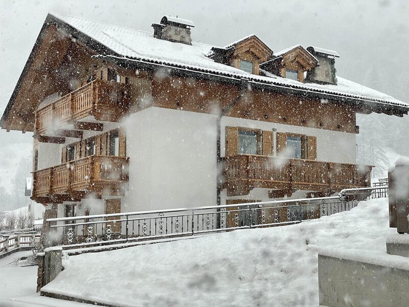 Star Begn House wrapped in the first snow