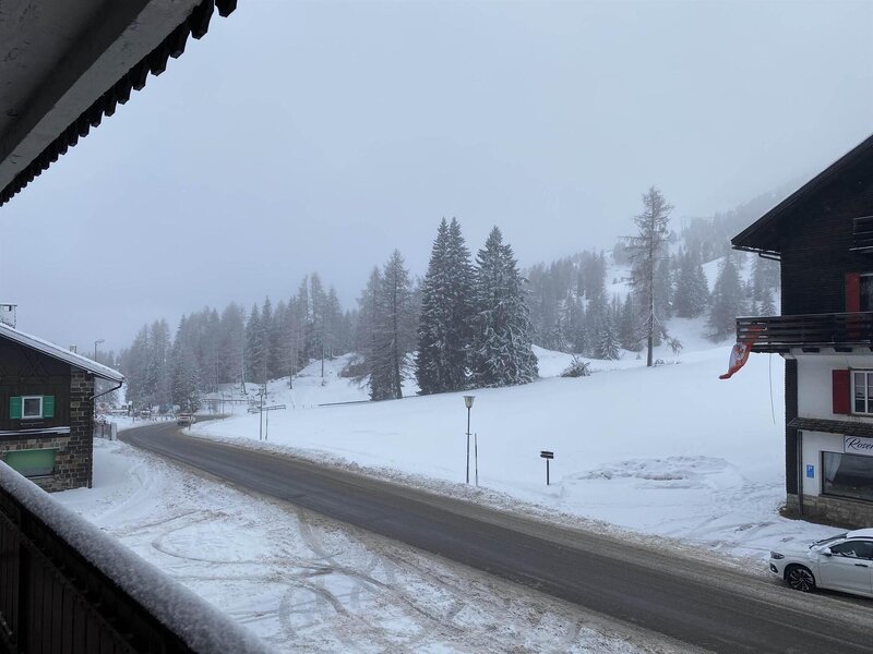 Vista esterna dal balcone principale