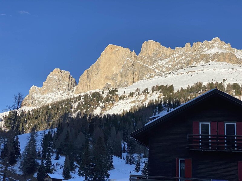 Rosengarten dal balcone principale