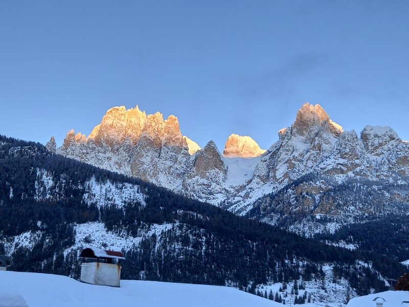 Vista dal tavolo da pranzo/cena