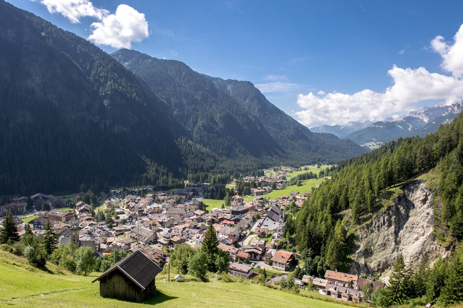 The 7 villages of the Val di Fassa